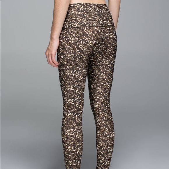 Lululemon Shine Tight Roll Down Leggings Shimmy Shine 6 - Picture 7 of 9